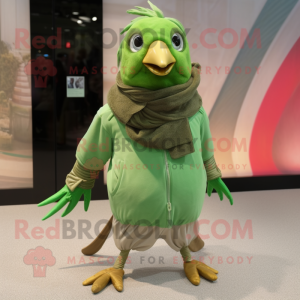 Green Quail mascotte...