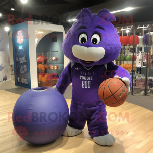 Purple Basketball Ball...