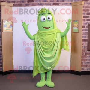 Limegrøn Pesto Pasta maskot...