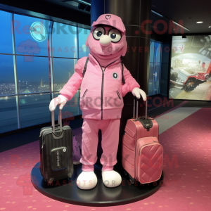 Rosa Golfbag Maskottchen...