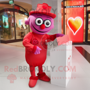 Postava maskota maskota Red...