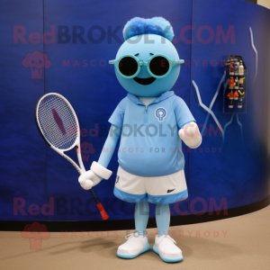 Himmelblå tennisketcher...