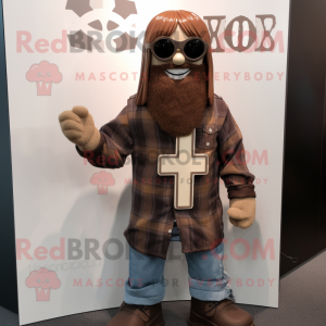 Brun Celtic Cross maskot...