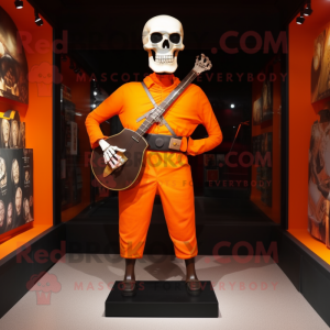 Orange Skull mascotte...