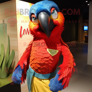  Macaw mascotte kostuum...