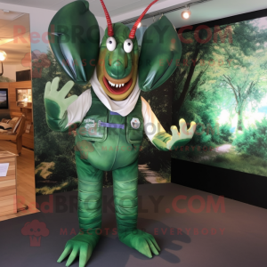 Forest Green Lobster maskot...
