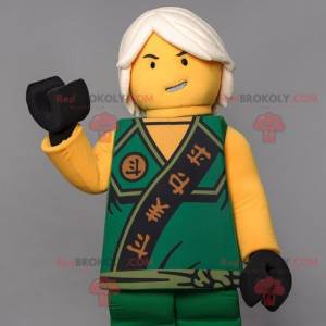 Mascotte de Playmobil habillé en samouraï - Redbrokoly.com