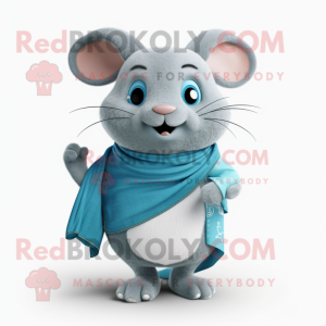 Cyan Chinchilla mascotte...