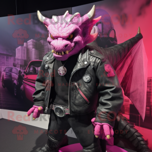 Magenta Gargoyle mascotte...