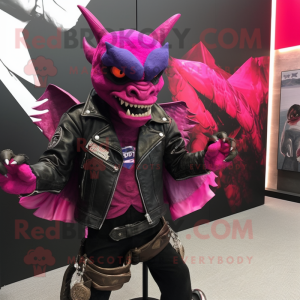 Magenta Gargoyle mascotte...