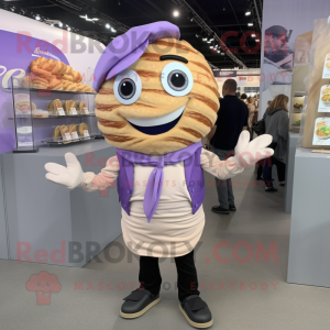 Lavendel croissant maskot...