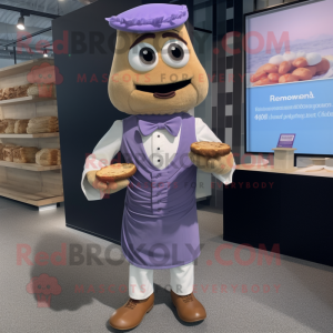 Lavendel Croissant mascotte...