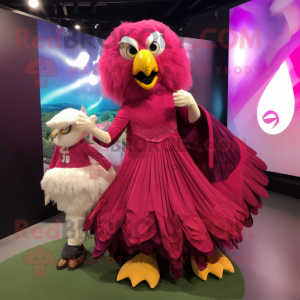 Magenta Eagle mascotte...