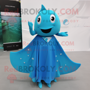 Cyan Stingray mascotte...