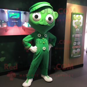 Grøn Guinness maskot...