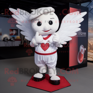 Witte Cupido mascotte...
