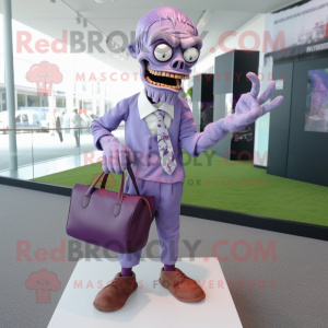 Purple Zombie mascotte...