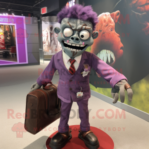 Purple Zombie mascotte...