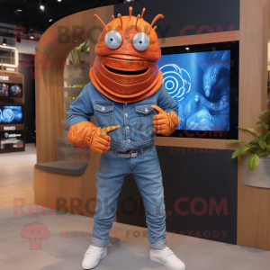 Orange Trilobite mascotte...