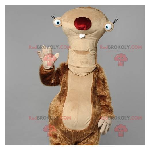 Mascot Sid the Sloth in the Ice Age - Jungle Sizes L (175-180CM)