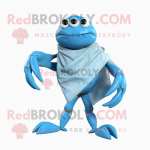 Sky Blue Crab mascotte...