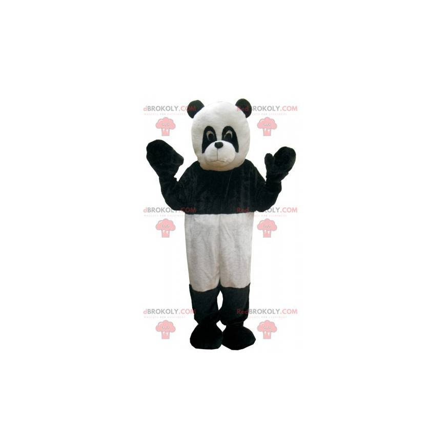 Černá a bílá panda maskot. Černý a bílý medvěd - Redbrokoly.com Černá a bílá panda maskot. Černý a bílý medvěd - Redbrokoly.com
