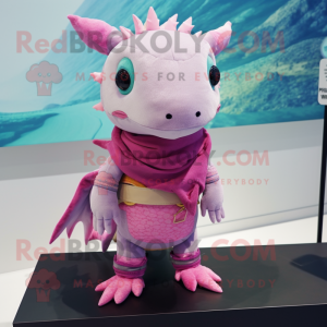  Axolotls mascotte kostuum...