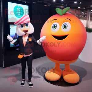 Peach Queen maskot kostume...