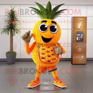 Orange Pineapple mascotte...