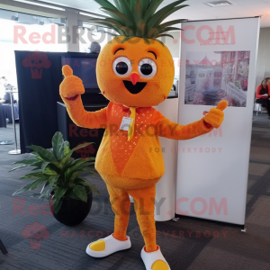 Orange Pineapple mascotte...