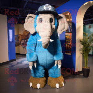 Blue Mammoth mascotte...