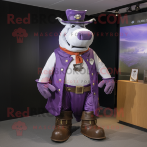 Purple Steak mascotte...