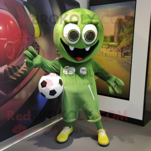 Olive Soccer Goal maskot...