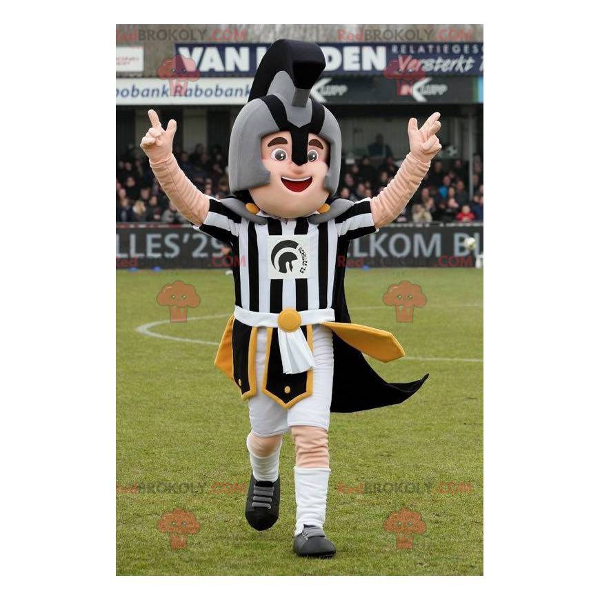 Gladiator ridder mascotte met een helm - Redbrokoly.com