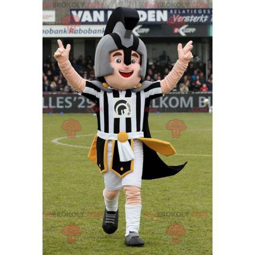 Gladiator knight mascot with a helmet - Redbrokoly.com