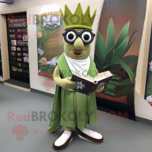 Olive King maskot kostume...