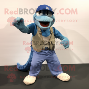 Blue Python mascotte...