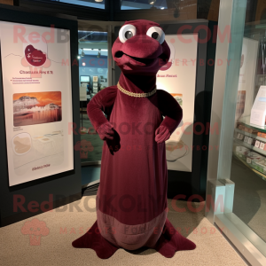 Maroon Loch Ness Monster...