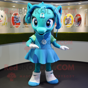 Cyan Horseshoe mascotte...