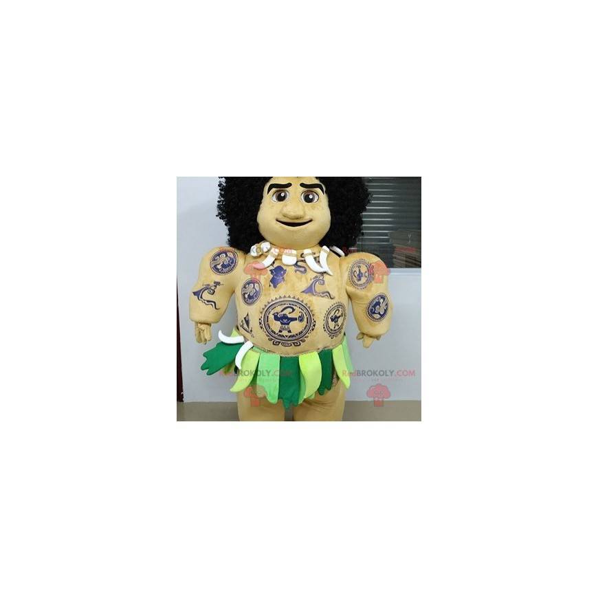 Mascot Tahitian Maui tatovert i Vaiana - Redbrokoly.com