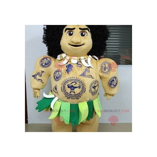 Mascot Tahitian Maui getatoeëerd in Vaiana - Redbrokoly.com