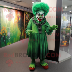 Forest Green Evil Clown...