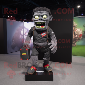 Black Zombie mascotte...