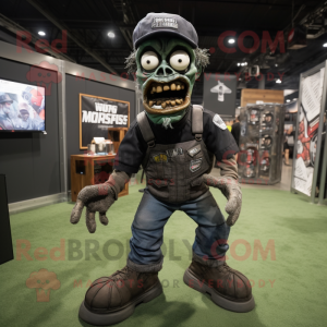 Black Zombie mascotte...