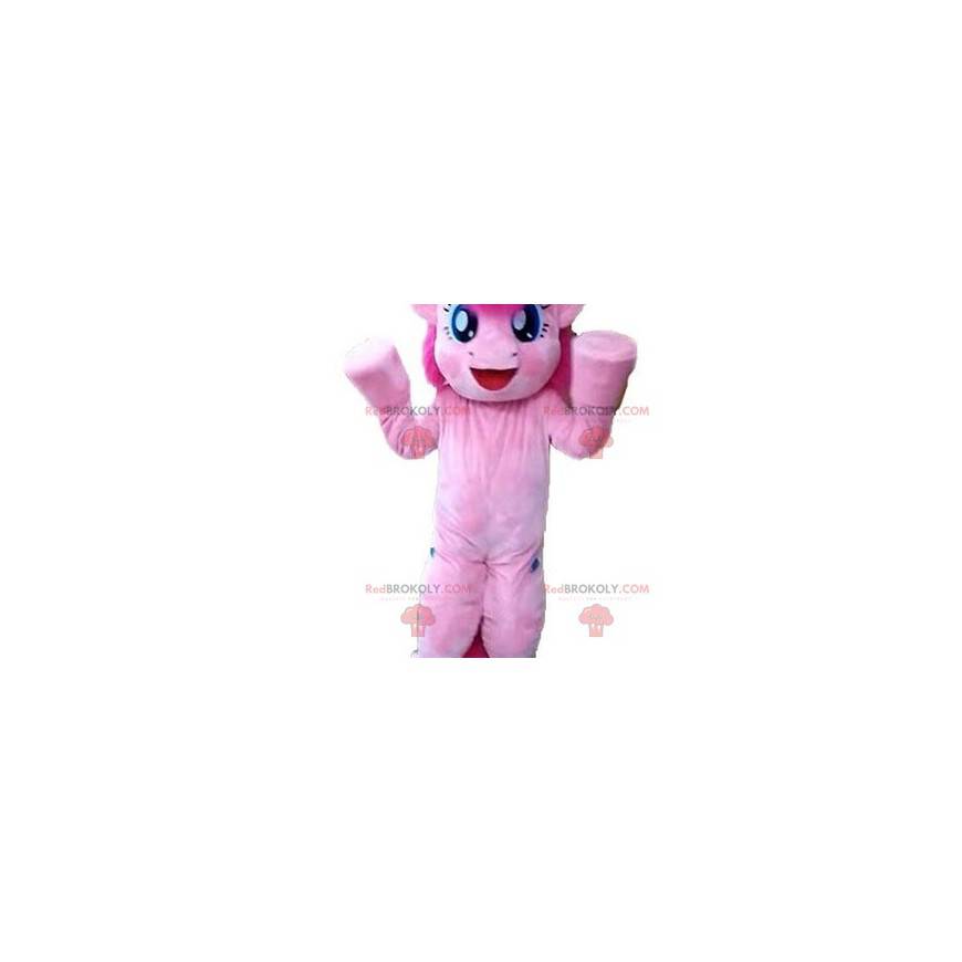 Mascote pônei rosa gigante e muito bonito - Redbrokoly.com