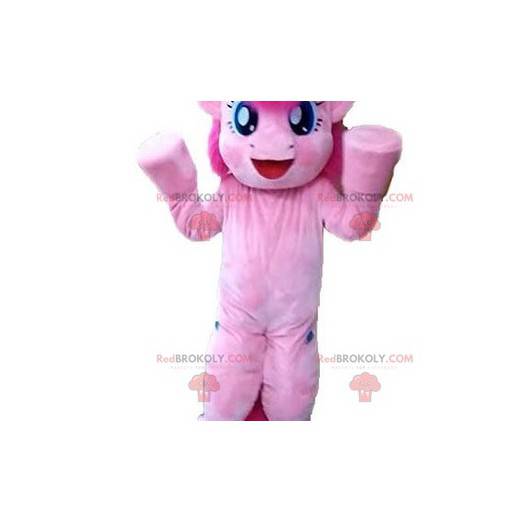 Giant and very pretty pink pony mascot - Redbrokoly.com