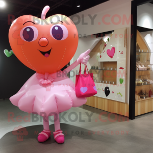 Peach hjerteformede...