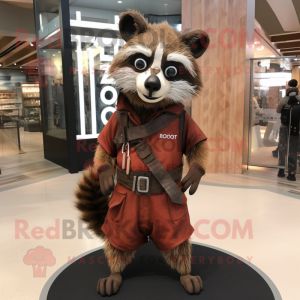 Rust Raccoon personaje...