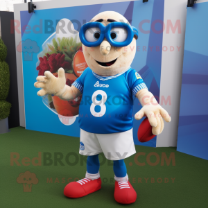 Blue Aglet mascotte kostuum...