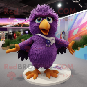 Purple Eagle mascotte...